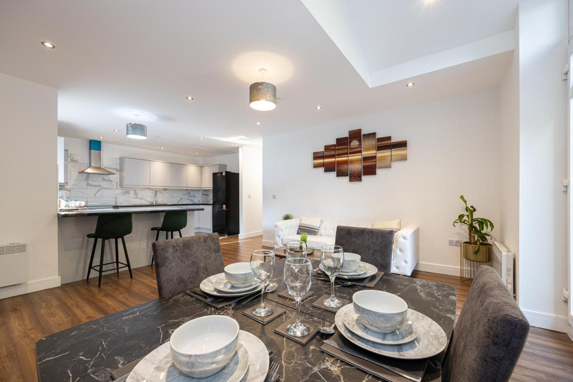 Luxury 2br In Chorlton, Free Parking Apartment Manchester